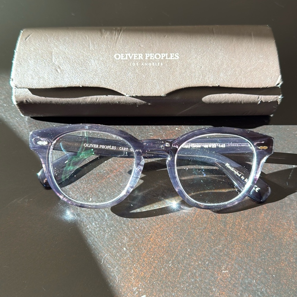 Oliver Peoples Cary Grant frames.
